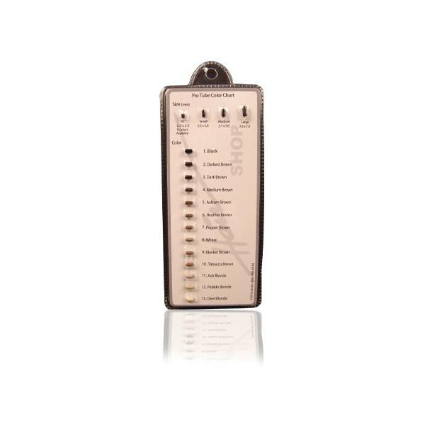 I-Tip Tube Color Chart for I-Tip extensions