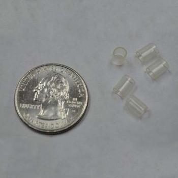 Plastic Tube shrinkies (250 pcs) for I-Tip extensions