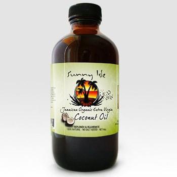 Sunny Isle Jamaican Organic Extra Virgin Coconut Oil 4 oz